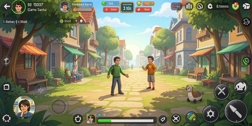 Tampilan gameplay menarik di 93337 yang menggugah semangat.