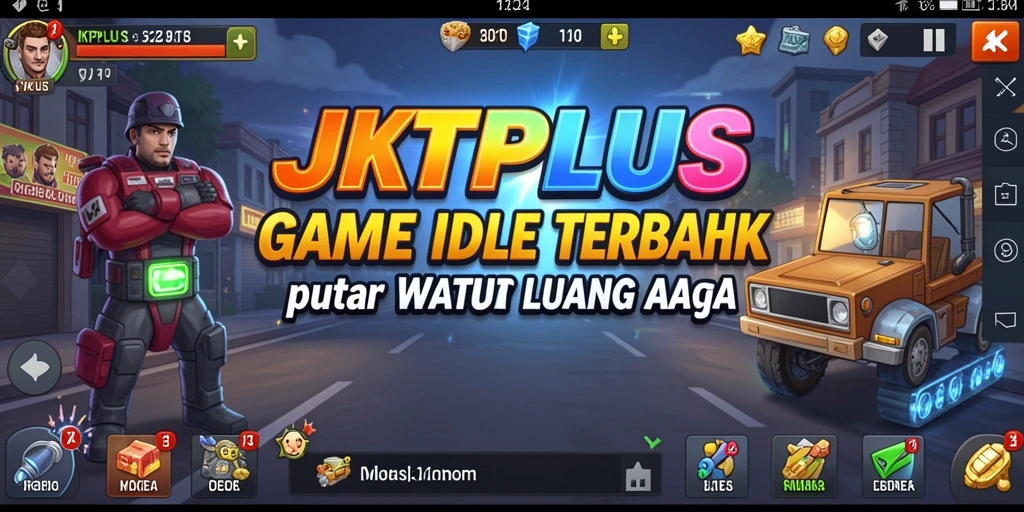Tampilan gameplay JKTPLUS yang menarik dalam mode Idle.