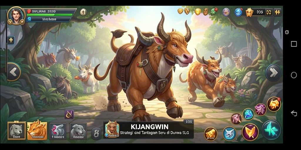Tampilan gameplay seru dari KIJANGWIN dalam pertempuran strategi.