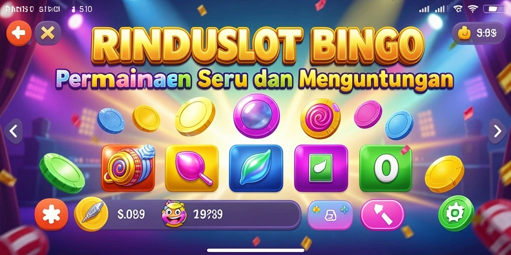 Tampilan gameplay RINDUSLOT yang seru dan interaktif.
