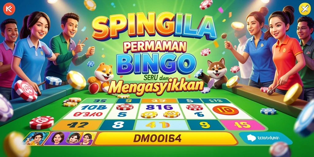 Tampilan gameplay seru dan interaktif pada SPINGILA.