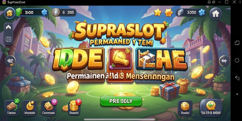 Gameplay SUPRASLOT menunjukkan kesenangan dan kemudahan dalam bermain idle.
