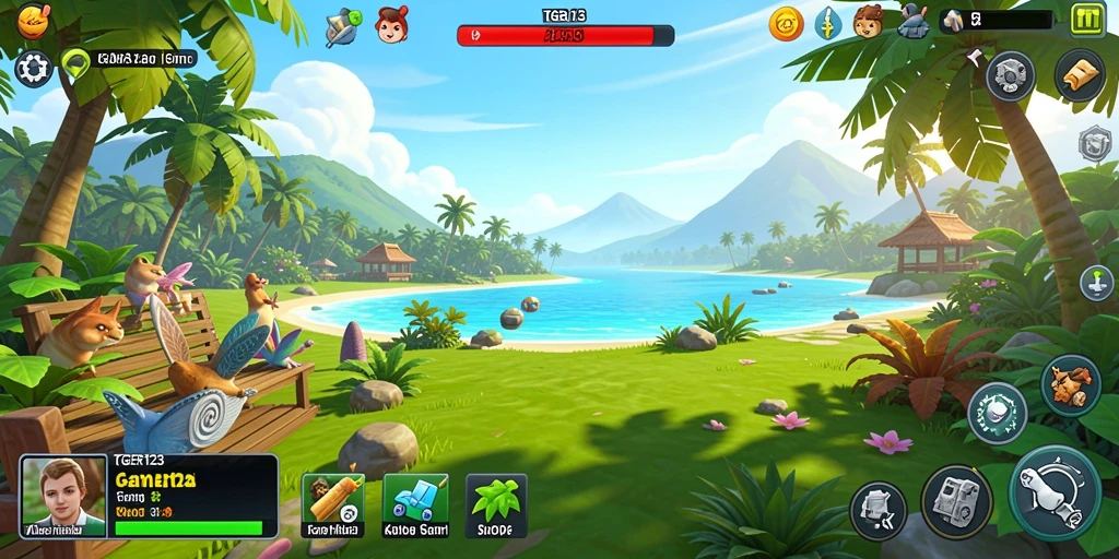 Screenshot TGER123 menampilkan momen seru dalam gameplay Casual.