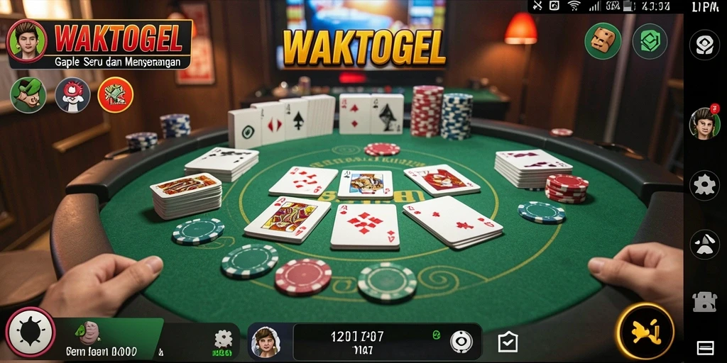 Tampilan gameplay WAKTOGEL yang seru dan interaktif.