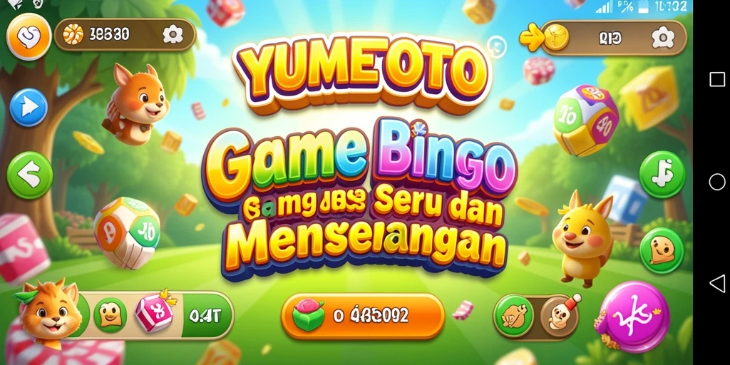 Tampilan gameplay YUMETOTO yang seru dan interaktif dalam permainan Bingo.